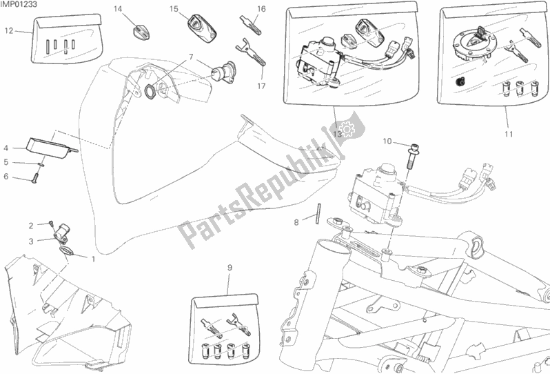 Toutes les pièces pour le Faisceau De Câbles Avant du Ducati Multistrada 1260 S Grand Tour 2020